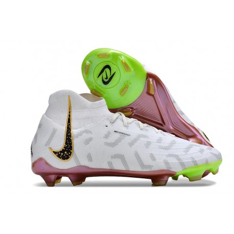 Nike Phantom Luna Elite NU FG Boot X WWC Winner White Black Metallic Gold