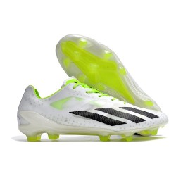 New adidas X Crazyfast+ FG White Core Black Lucid Lemon