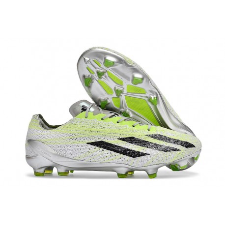 New adidas X Crazyfast+ Strung FG Grey Two Core Black Lucid Lemon