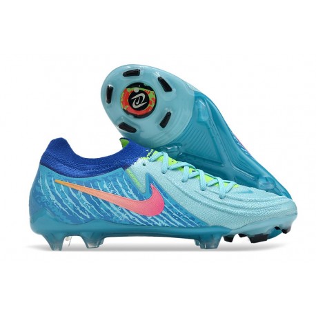 Nike Phantom Luna Elite 2 FG Low-Cut Blue Pink