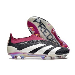 adidas Predator Elite Laceless FG Black White Purple