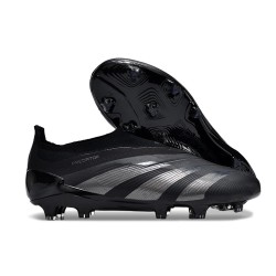 adidas Predator Elite Laceless FG Nightstrike - Core Black Carbon