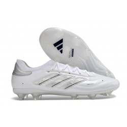 adidas Copa Pure 2+ Elite FG Pearlized - Footwear White Silver Metallic