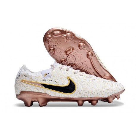 Nike Tiempo Legend 10 Elite Firm Ground White Gold Black