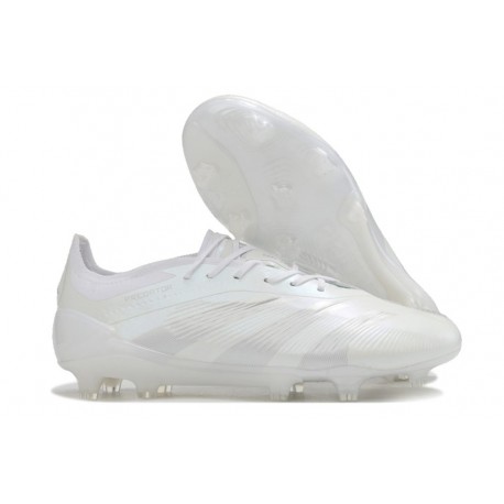 adidas Predator Elite Low FG White Silver