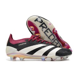 adidas Predator Elite Low FG Black White Purple