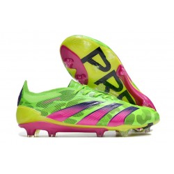 adidas Predator Elite Low FG Generation Pred - Solar Green Shock Pink Lucid Lemon