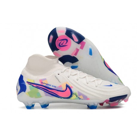 Nike Phantom Luna Elite II FG Boot White Pink Blue