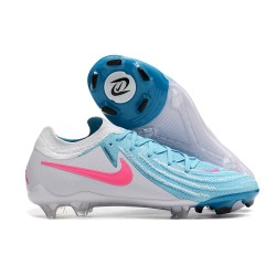 Nike Phantom Luna Elite 2 FG Low-Cut Blue White Pink