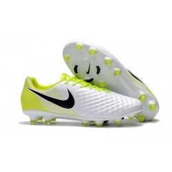 Nike Magista Opus II FG Firm Ground Shoes - White Yellow Black