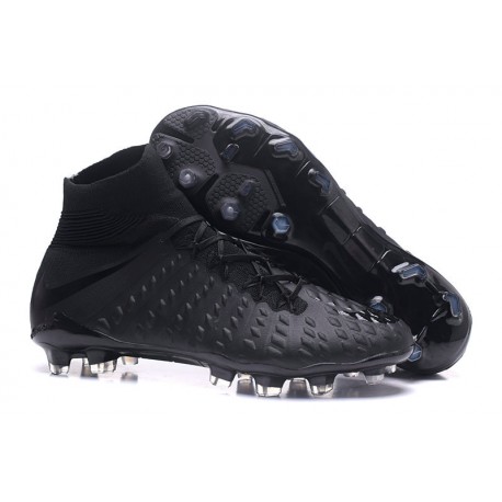 all black nike football boots