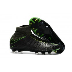 Nike Hypervenom Phantom III DF FG Football Boots - Black Grey