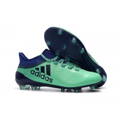 adidas X 17.1 Mens FG Football Shoes - Green Black
