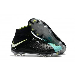 Nike Hypervenom Phantom III DF FG Football Boots - Black Blue