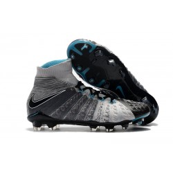 Nike Hypervenom Phantom 3 Dynamic Fit FG Cleats - Black Gray