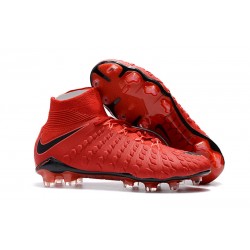 Nike Hypervenom Phantom 3 Dynamic Fit FG Cleats - Red Black