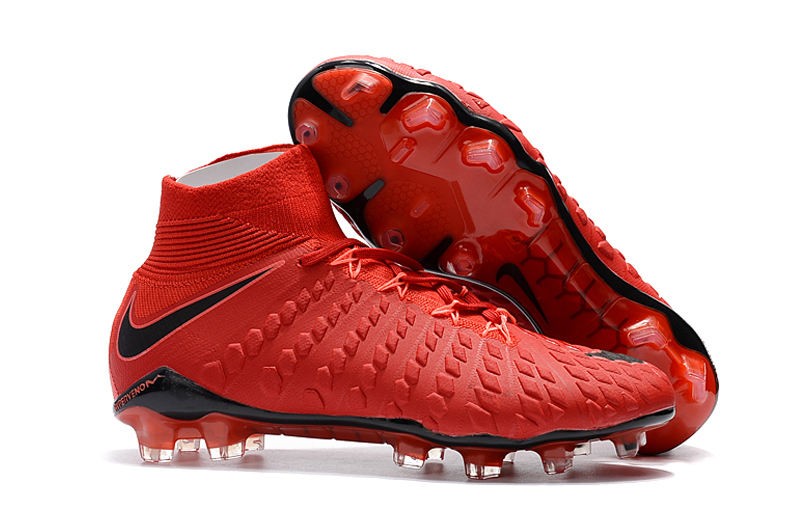 Dynamic Fit FG Cleats - Red Black