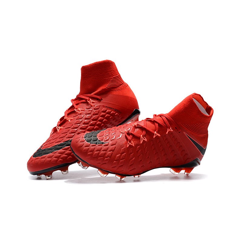 Chuteira Nike Phantom Chuteiras Adultos Campo Nike Vermelho