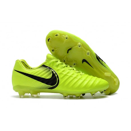 nike tiempo black yellow