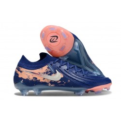 Nike Phantom Luna Elite 2 FG Low-Cut Erling Haaland Blå Silver