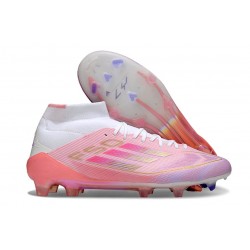 adidas F50 Elite Mid-Cut FG Cleats Pink