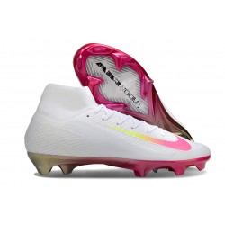 Nike Zoom Mercurial Superfly 10 Elite FG White Pink Volt