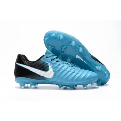 Nike Tiempo Legend VII Men's Leather Boots Blue Black