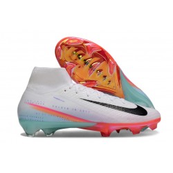 Nike Zoom Mercurial Superfly 10 Elite FG White Black Orange