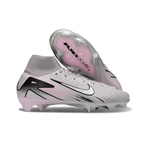 Nike Zoom Mercurial Superfly 10 Elite FG Grey White