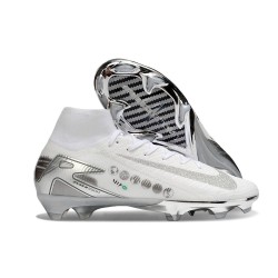 Nike Zoom Mercurial Superfly 10 Elite FG White Silver