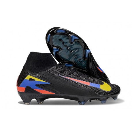 Nike Zoom Mercurial Superfly 10 Elite FG Black Multi Color