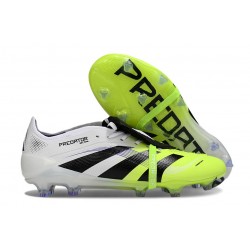 Adidas 25 Predator Elite Foldover Tongue FG White Black Lucid Lemon