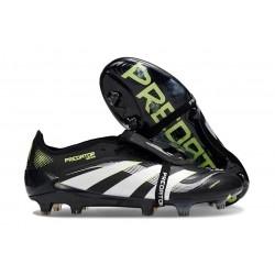 Adidas 25 Predator Elite Foldover Tongue FG Black White