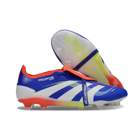 Adidas 25 Predator Elite Foldover Tongue FG Blue White Red