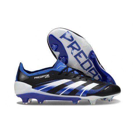 New adidas Predator Elite FG Shoes Black White Blue