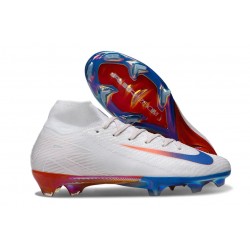 Nike Mercurial Superfly X Elite FG Cleats White Blue Red