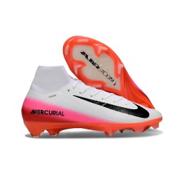 Nike Mercurial Superfly X Elite FG Cleats White Red Black
