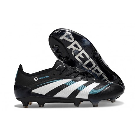 New adidas Predator Elite FG Shoes Black White Blue