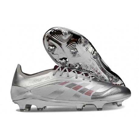 New adidas Predator Elite FG Shoes Silver