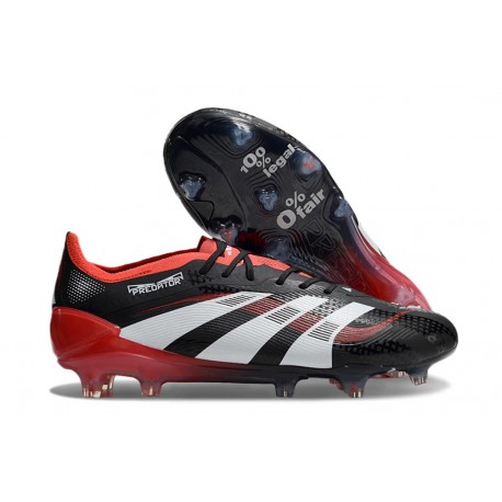 New adidas Predator Elite FG Shoes Black White Red