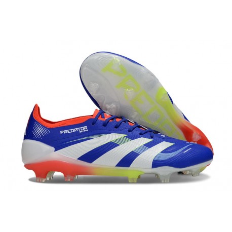 New adidas Predator Elite FG Shoes Lucid Blue Ftwr White Solar Red