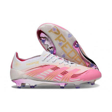 New adidas Predator Elite FG Shoes Pink White