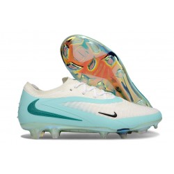 Nike Phantom 6 Elite FG Soccer Boots White Blue