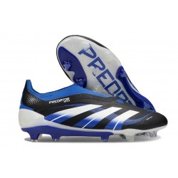 adidas Predator 25 Elite LL FG Soccer Cleat Black Royal White