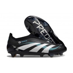 adidas Predator 25 Elite LL FG Soccer Cleat Black White Blue