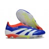 adidas Predator 25 Elite LL FG Soccer Cleat Lucid Blue Ftwr White Solar Red
