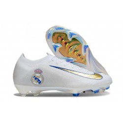 Nike Zoom Mercurial Vapor 16 Elite FG Cleats Real Madrid White