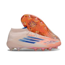 adidas F50 Elite Mid-Cut FG Cleats Orange Blue