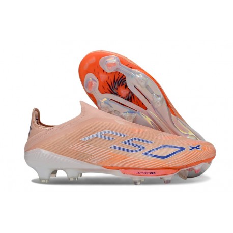adidas F50 + FG Laceless Boots Orange Blue