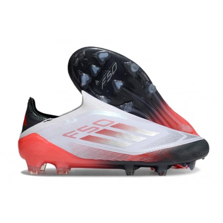 adidas F50 Elite LL FG White Black Red